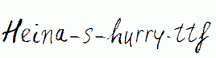 Heina-s-hurry.ttf