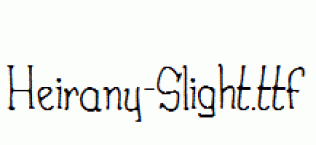 Heirany-Slight.ttf