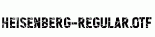 Heisenberg-Regular.otf