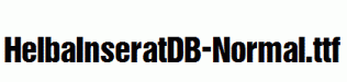 HelbaInseratDB-Normal.ttf