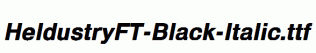 HeldustryFT-Black-Italic.ttf