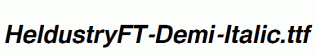 HeldustryFT-Demi-Italic.ttf