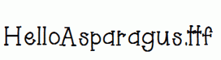 HelloAsparagus.ttf