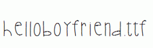 HelloBoyfriend.ttf
