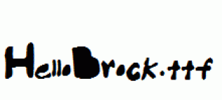 HelloBrock.ttf