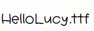 HelloLucy.ttf