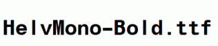 HelvMono-Bold.ttf