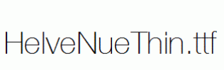 HelveNueThin.ttf