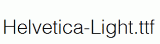 Helvetica-Light.ttf