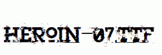 Heroin-07.ttf