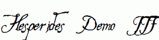 Hesperides-Demo.ttf