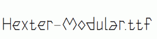 Hexter-Modular.ttf