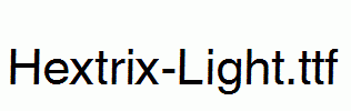 Hextrix-Light.ttf