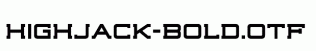 Highjack-Bold.otf