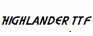 Highlander.ttf