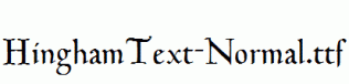 HinghamText-Normal.ttf