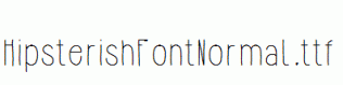 HipsterishFontNormal.ttf