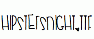 HipstersNight.ttf