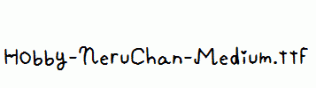 Hobby-NeruChan-Medium.ttf
