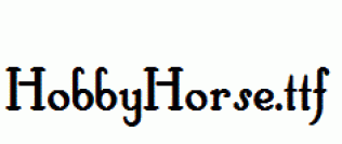 HobbyHorse.ttf