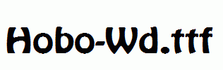 Hobo-Wd.ttf