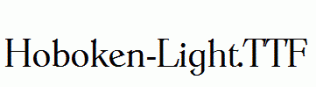 Hoboken-Light.ttf