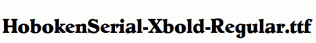 HobokenSerial-Xbold-Regular.ttf