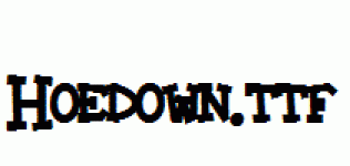 Hoedown.ttf