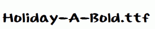 Holiday-A-Bold.ttf