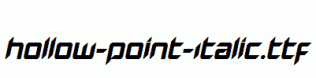 Hollow-Point-Italic.ttf