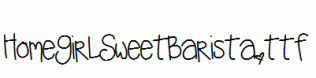 HomegirlSweetBarista.ttf