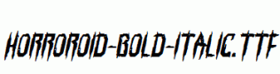Horroroid-Bold-Italic.ttf
