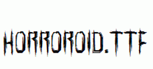 Horroroid.ttf