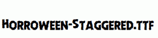 Horroween-Staggered.ttf