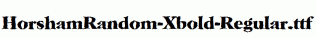 HorshamRandom-Xbold-Regular.ttf