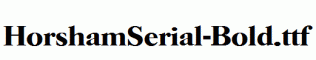 HorshamSerial-Bold.ttf