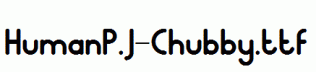 HumanP.J-Chubby.ttf