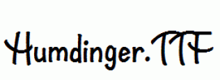 Humdinger.ttf