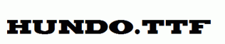 Hundo.ttf
