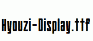 Hyouzi-Display.ttf