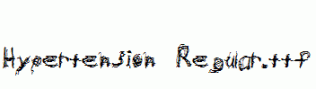 Hypertension-Regular.ttf