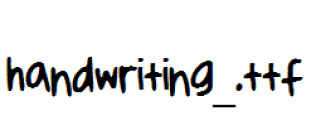 handwriting_.ttf