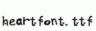 heartfont.ttf