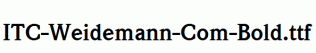 ITC-Weidemann-Com-Bold.ttf
