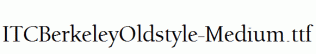 ITCBerkeleyOldstyle-Medium.ttf