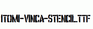 ITOMI-VINCA-STENCIL.ttf