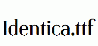 Identica.ttf