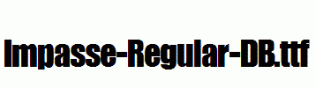 Impasse-Regular-DB.ttf