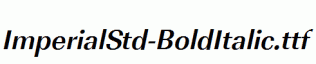 ImperialStd-BoldItalic.ttf