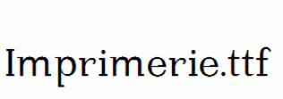 Imprimerie.ttf